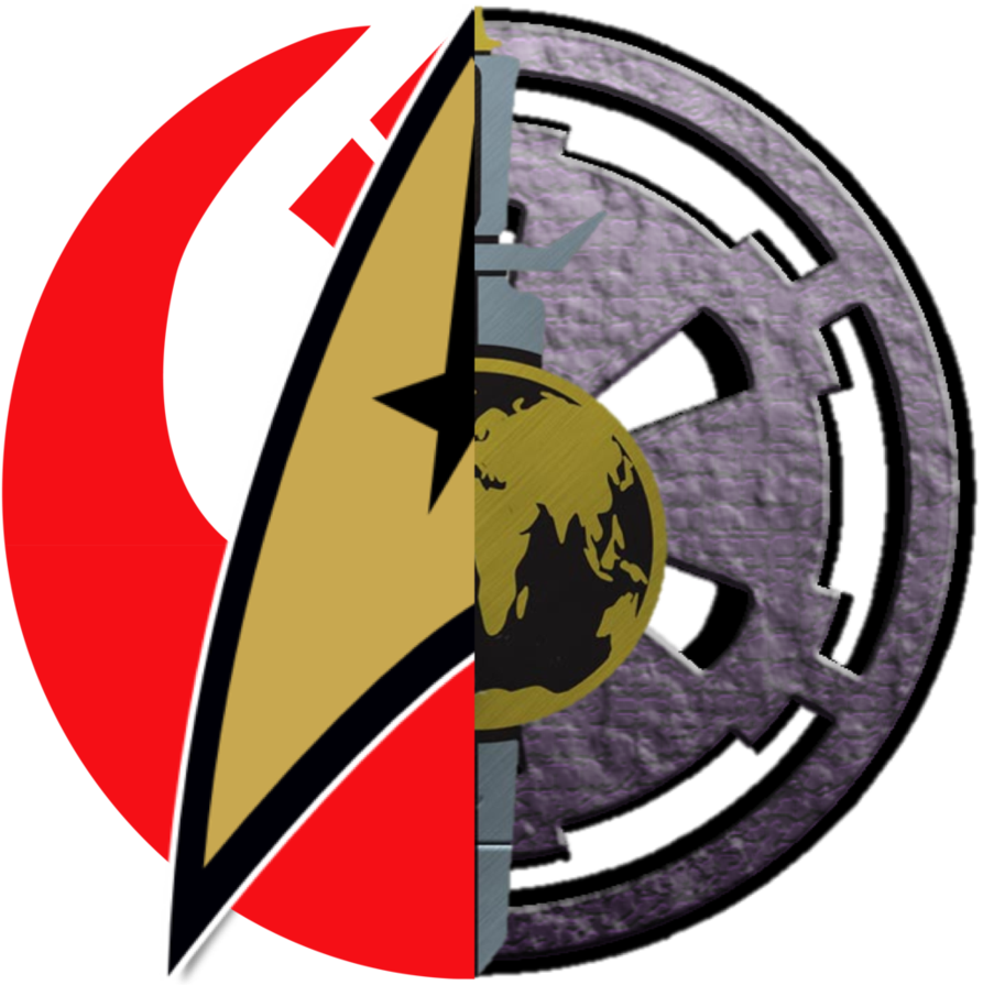 Star Trek Vs - Star Wars Star Trek Logo (893x895), Png Download
