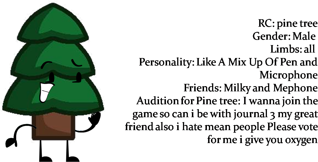 Pine Tree - Cartoon (1193x612), Png Download