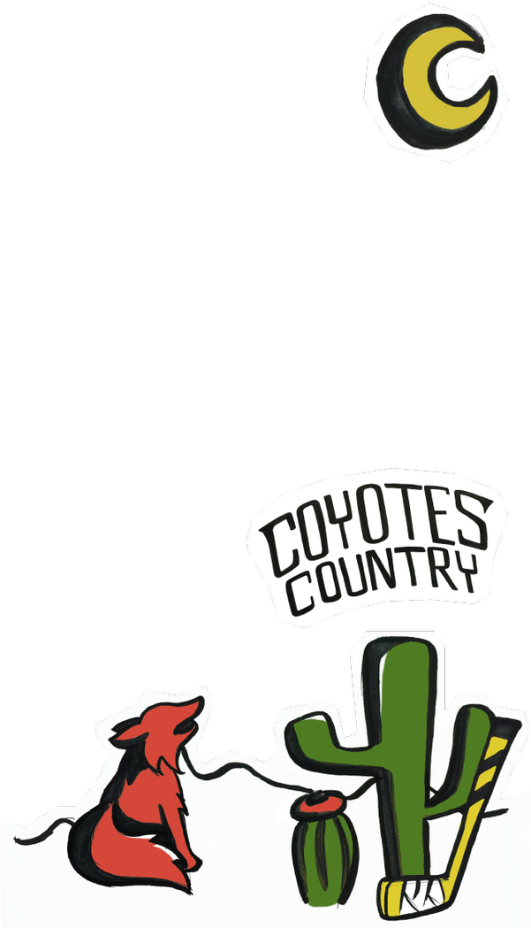 Arizona Coyotes On Twitter - Arizona Snapchat Filter Png (600x1065), Png Download