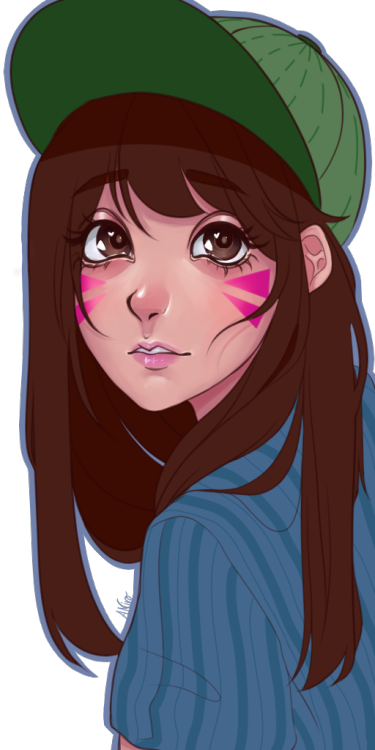 Casual D - Va - Fanart Realistic Dva (375x750), Png Download