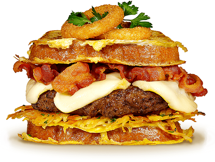 Hamburger Clipart Bacon Cheeseburger - Cheese And Burger Society (690x570), Png Download