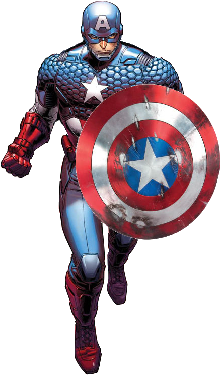 Captain America Icon Png - Marvel Captain America Render (438x784), Png Download