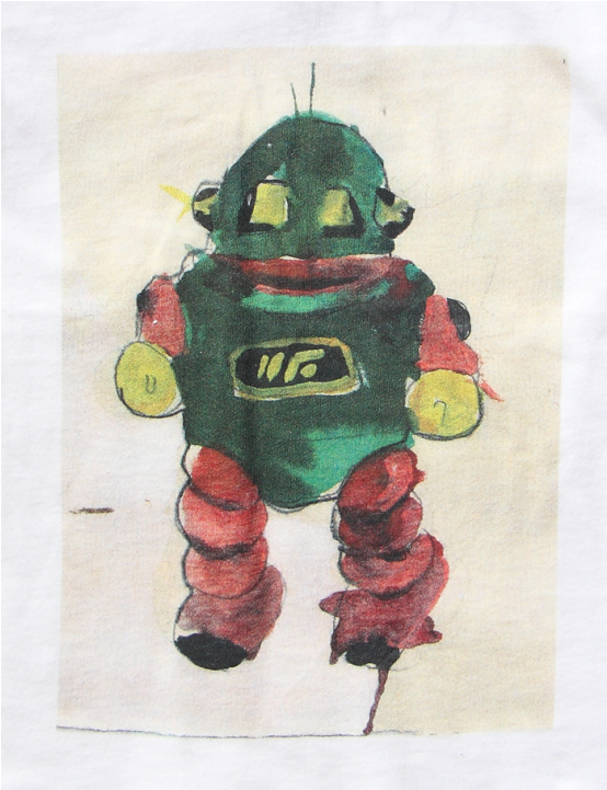 Munster Kids Robot Tee - Cartoon (960x720), Png Download