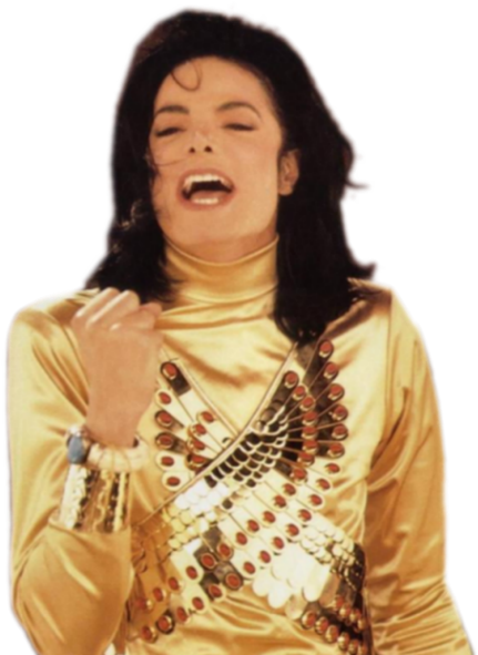 Download - White Vs Black Michael Jackson (500x595), Png Download