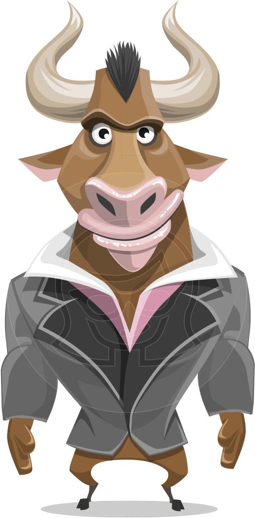 Barry The Bull - Adobe Character Animator (957x1060), Png Download