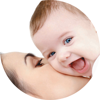 Mother Care Products - Mother And Baby (350x350), Png Download