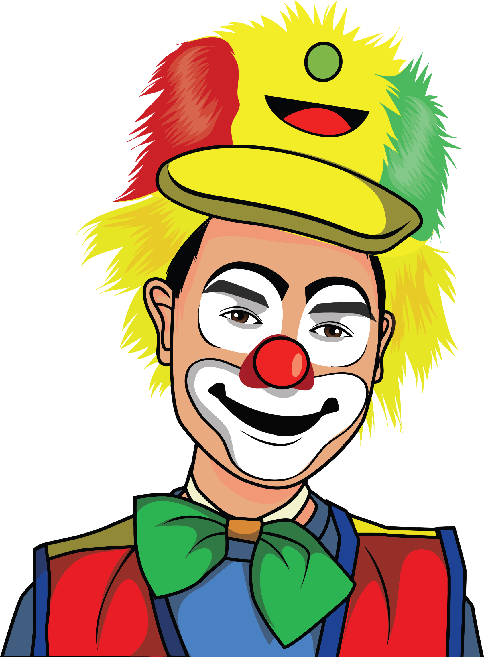 This Free Icons Png Design Of Clown Illustration 5 (1690x2294), Png Download