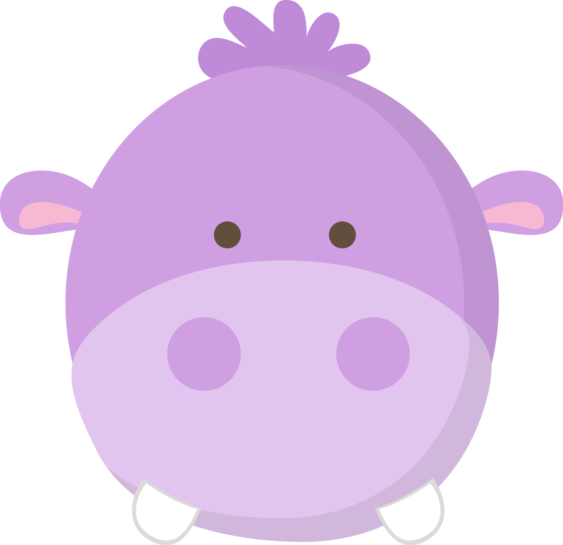 Imefvfyce4awg - Cafepress Personalized Hippo Pillow (1159x1122), Png Download