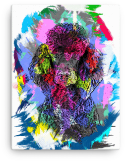 Poodle Artistic Photo Art Canvas - Art (480x480), Png Download