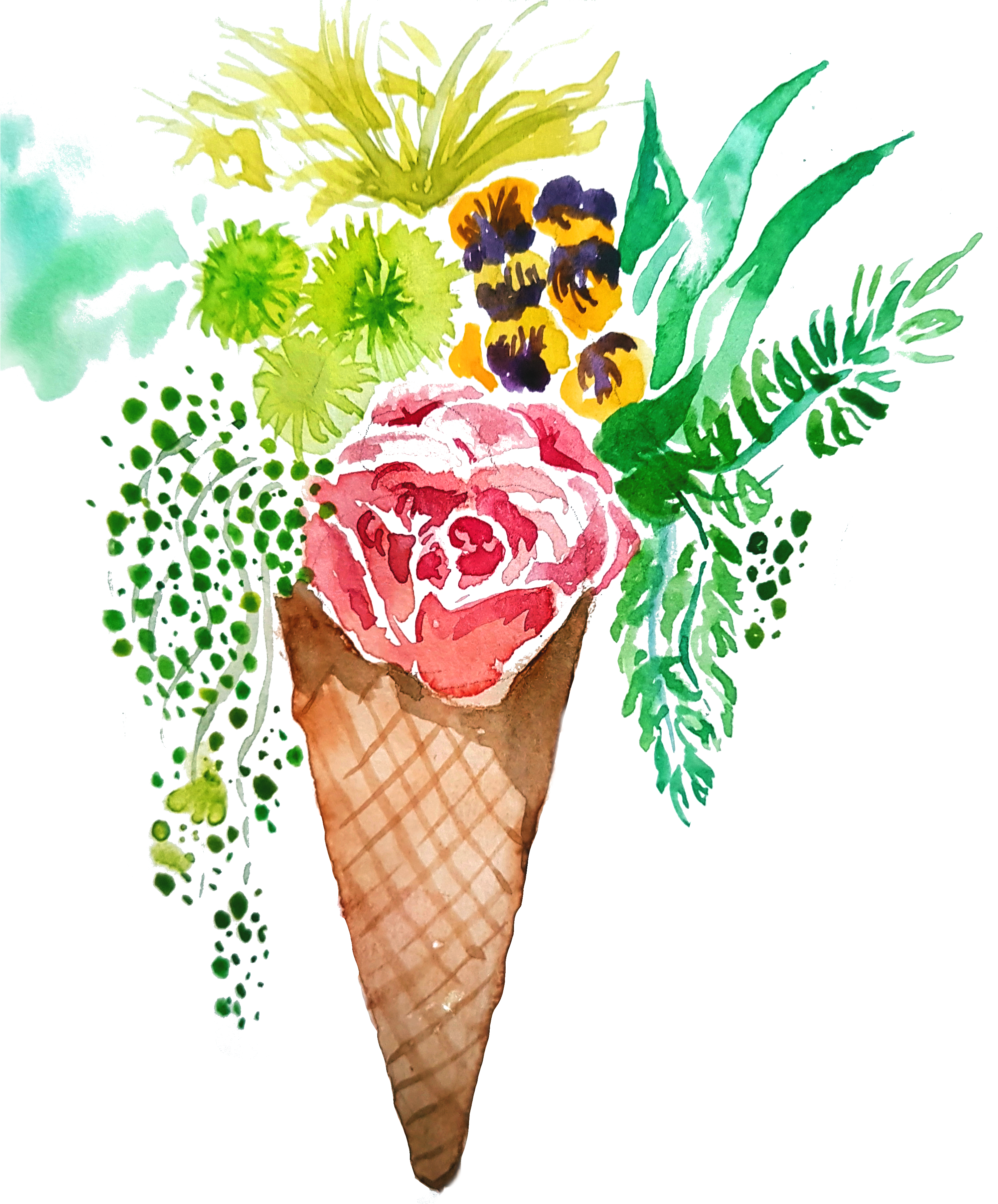 Icecream Plant - Ideas2earth (3024x3619), Png Download