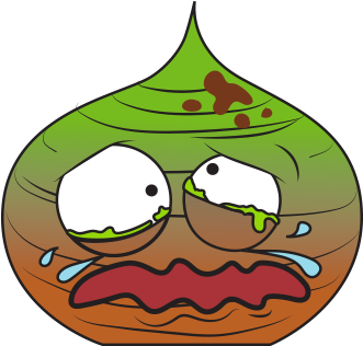 Onion Scum Green - Grossery Gang Moldy Veggies (400x400), Png Download