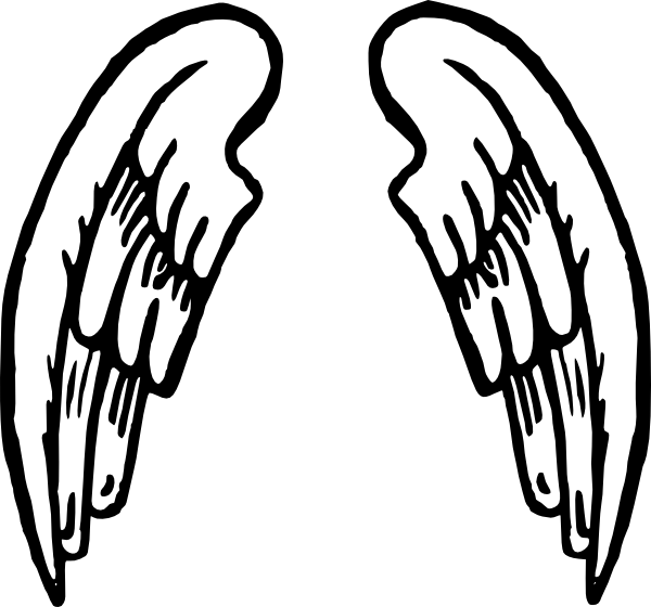 Angel Wings Tattoo Svg Clip Arts 600 X 560 Px (600x560), Png Download