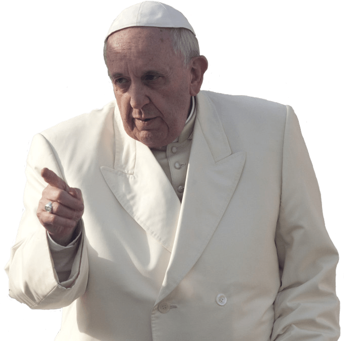Pope Francis Warning Png - Pope Francis (1050x700), Png Download