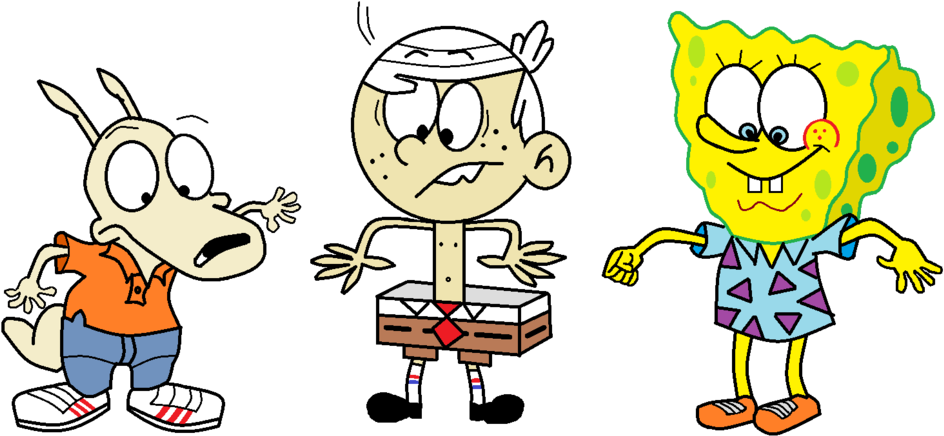 Deviantart Is The World's Largest Online Social Community - Spongebob And Lincoln Loud (1024x476), Png Download