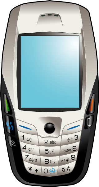Mobile Phone Clipart Png - Mobile Phone Clip Art (318x600), Png Download