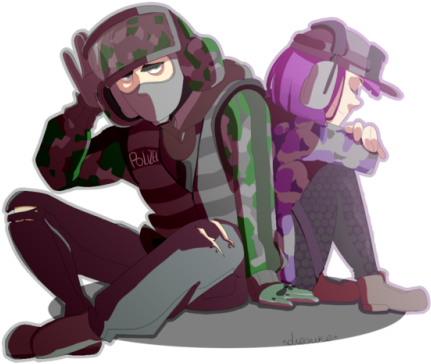 Rainbow Six Siege R6 R6s R6siege Ela Grom Ela Bosak - Figurine (500x500), Png Download