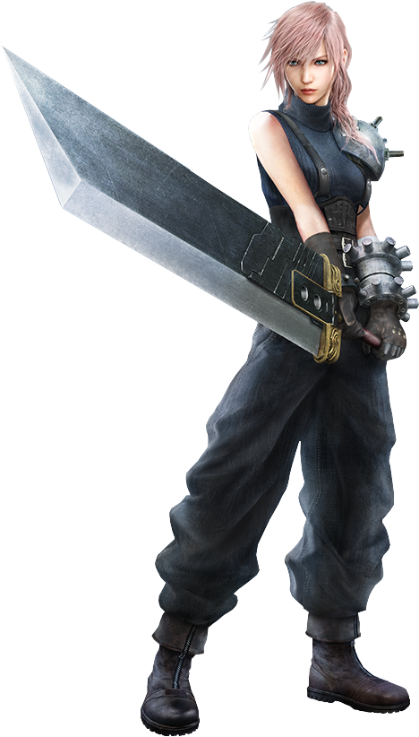 Lrffxiii Soldier 1st Class - Final Fantasy Lightning Soldier (468x822), Png Download