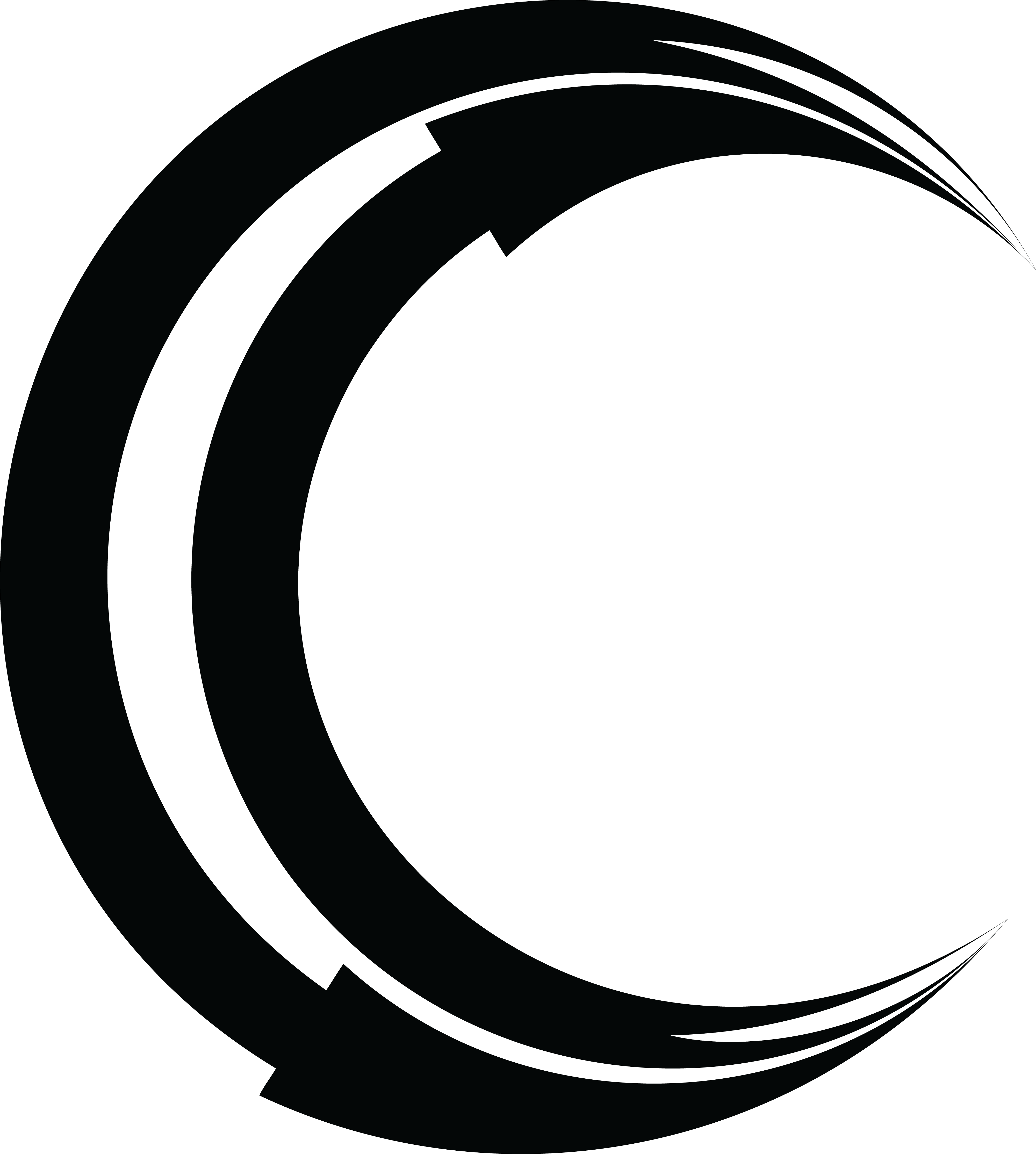 Free Clipart Of A Black And White Arrow Cresent Moon - Luna De Iori Yagami (4000x4456), Png Download