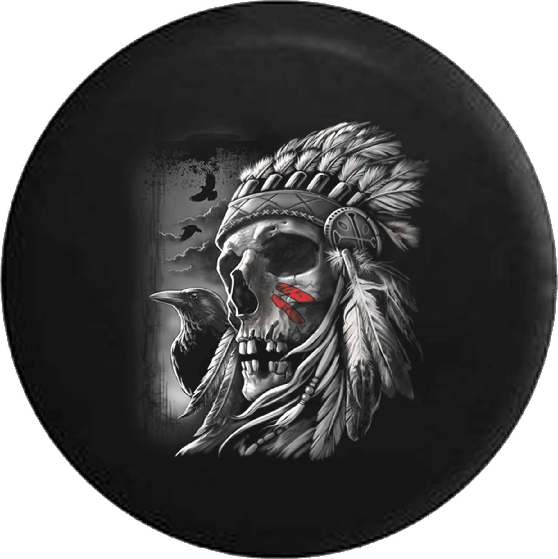 Jeep Wrangler Jl Backup Camera Wolfpack In The Moonlight - Wolf Spare Tire Cover (1024x1029), Png Download