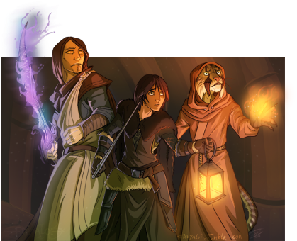 Commission For @tippetarius Skyrim Of Her On Going - Non-player Character (500x353), Png Download