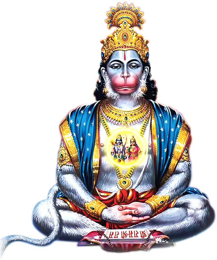 Hanuman Picture Png Image Source - Good Morning Images God Hanuman Telugu (736x1024), Png Download