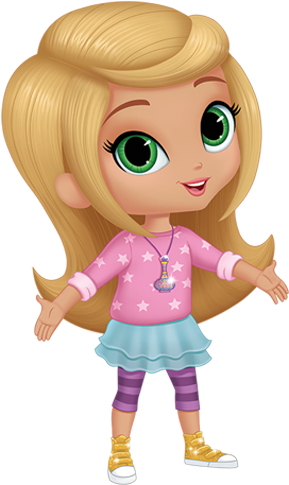 Shimmer And Shine Leah - Shimmer Y Shine Lia (550x510), Png Download