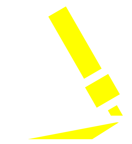 Highlighter Icon White Border Clipart Png For Web (552x599), Png Download