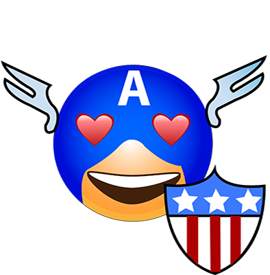 Super Hero Emoji Messages Sticker-10 - Sticker (400x400), Png Download