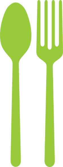 Spoon And Fork Clipart Png - Fork And Spoon Clipart (222x586), Png Download