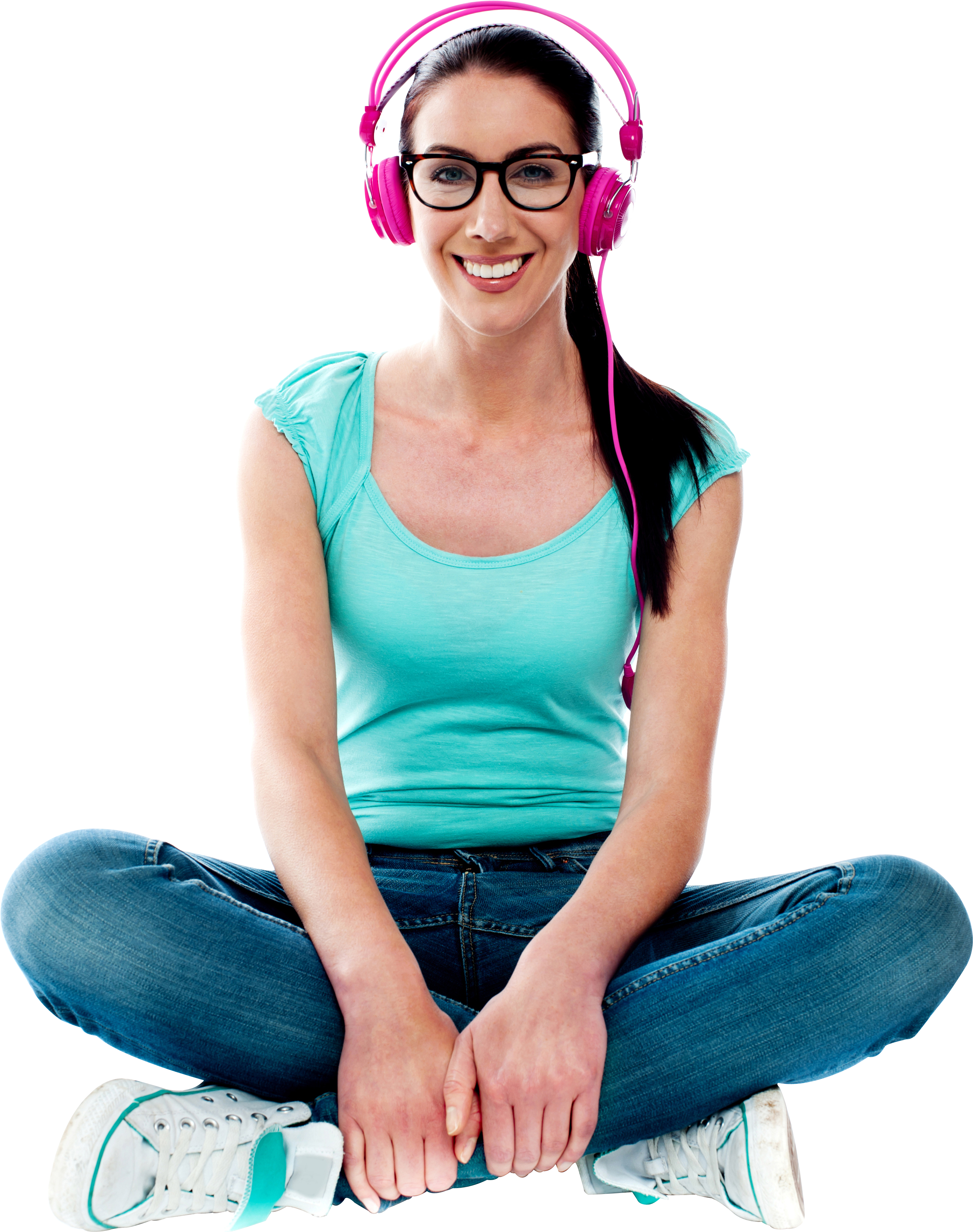Women Listening Music Png Image (3150x4112), Png Download