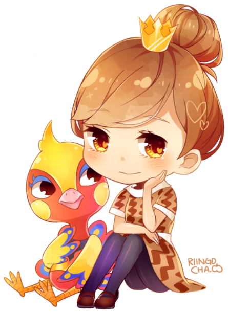 Qr Codes - Chibi (500x667), Png Download