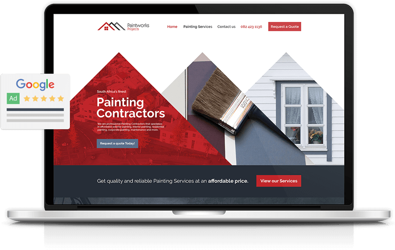 Web Design - Creative Advertising For Tech Service (800x518), Png Download