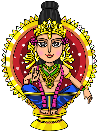 Ayyappan - Ayyappan Shirt (600x600), Png Download