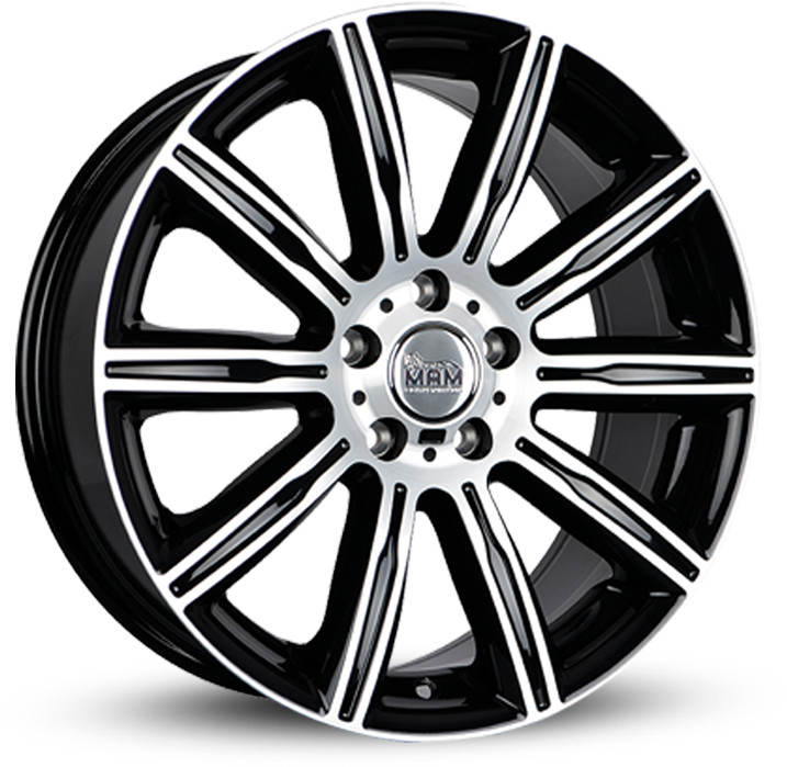 Mam 7n - Fondmetal 7600 Matt Black (824x824), Png Download