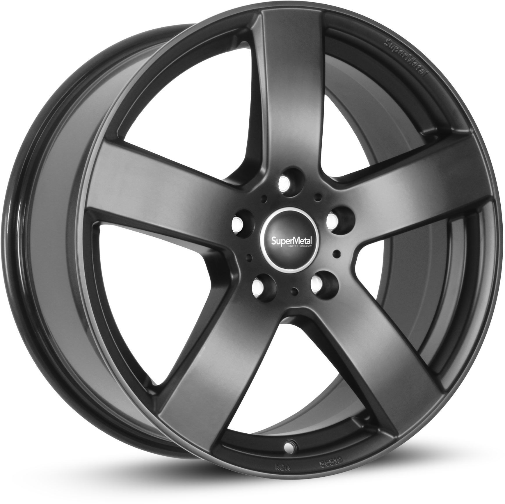 18" Supermetal Bolt Matt Black Alloy Wheels For Vw - Giovanna Mecca Ff Wheel (2048x2048), Png Download