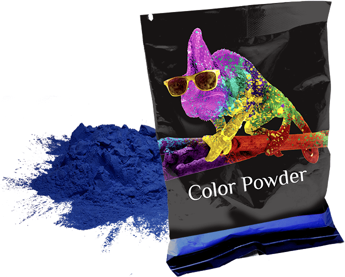 Navy Blue Hippie Powder - Holi Color Powder 10pk 70g Each Red, Yellow, Navy Blue, (700x700), Png Download