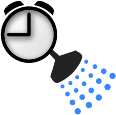 Water Timer-52 - Shower Png Save Water (400x400), Png Download