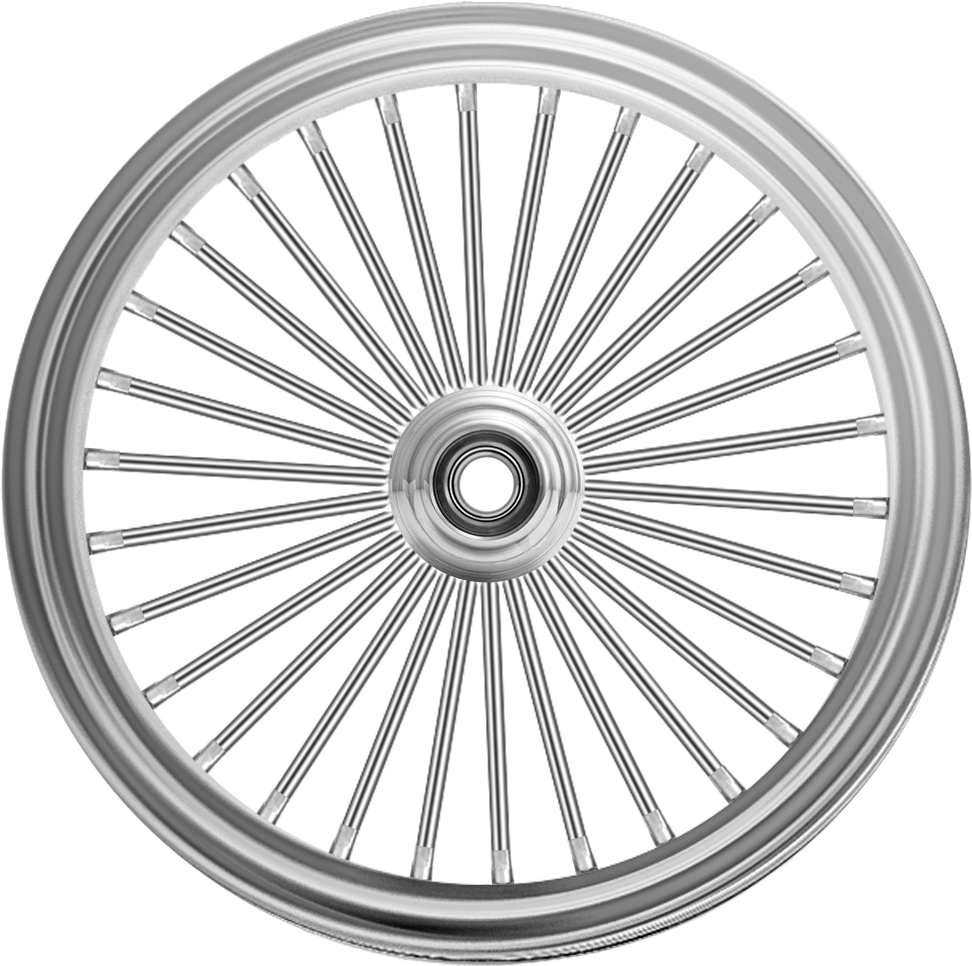 Motorcycle Wheel Png - All White Single Speed Bike (1000x1000), Png Download