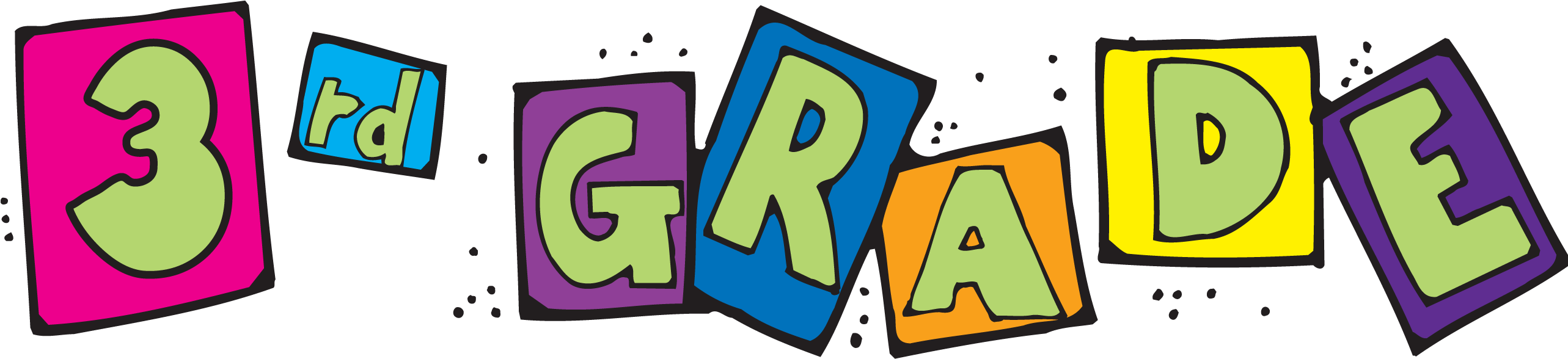 Fardingdale Clipart Farewell - 3rd Grade (2565x628), Png Download