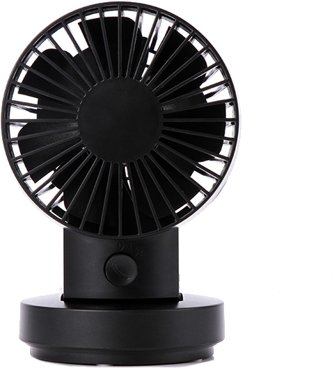 Humidifier Table Standing Desk Upscale - Xguo Mini Oscillating Fan, Double Powerful Airflow (600x600), Png Download