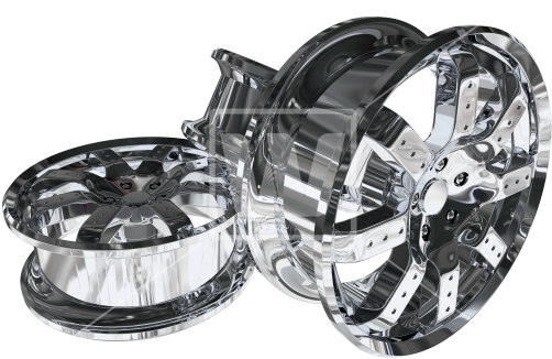 Silver Png Wheels - Car (550x366), Png Download