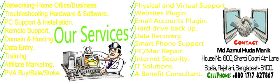 Ict Service Bd - Cartoon (960x283), Png Download