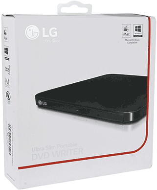 0 Ultra-slim Portable External Drive - Quemador Externo Lg (400x400), Png Download