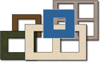 Black Core Picture Mounts - Picture Frame (439x285), Png Download