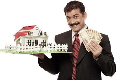 A Sum Of Money Borrowed To Purchase A House Is Home - Business Loan Image Png (400x355), Png Download