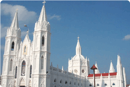 Velankanni Mass Timings - Velankanni Church (440x330), Png Download