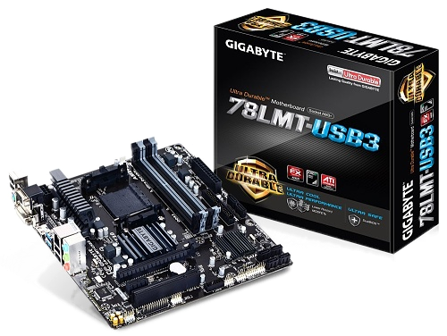 The Motherboard Is A Large Circuit Board That Ties - Gigabyte Ga-78lmt-usb3 Micro Atx Motherboard - Amd (500x376), Png Download