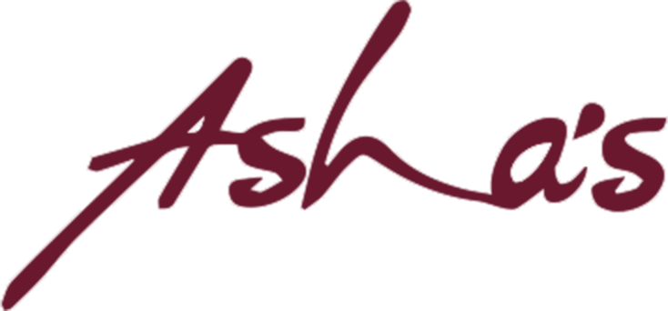 Asha's Birmingham Logo - Asha's Restaurant Logo (734x342), Png Download