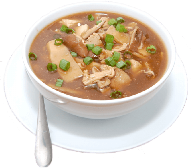 Hot N Sour Chicken Soup - Hot And Sour Soup (700x700), Png Download