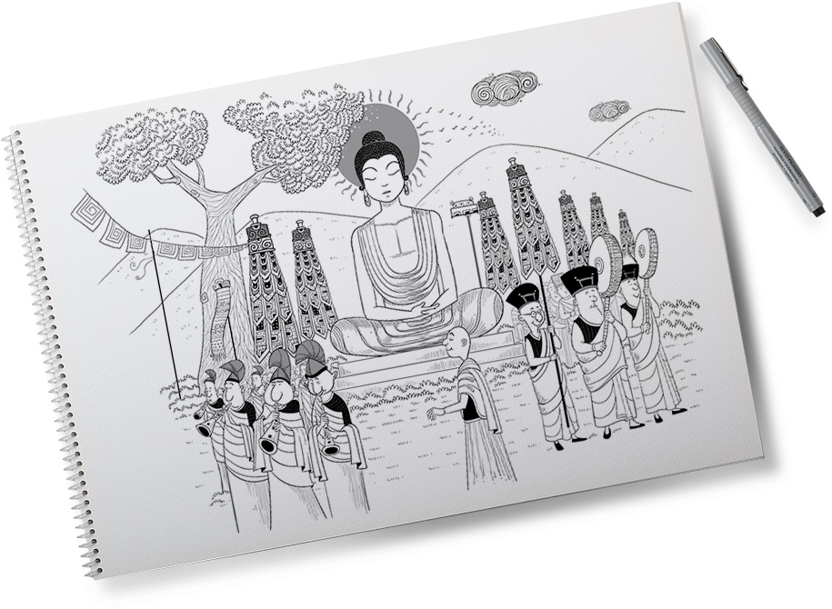 Festivals Were Chosen Carefully To Ensure A Balanced - Sketch (915x670), Png Download